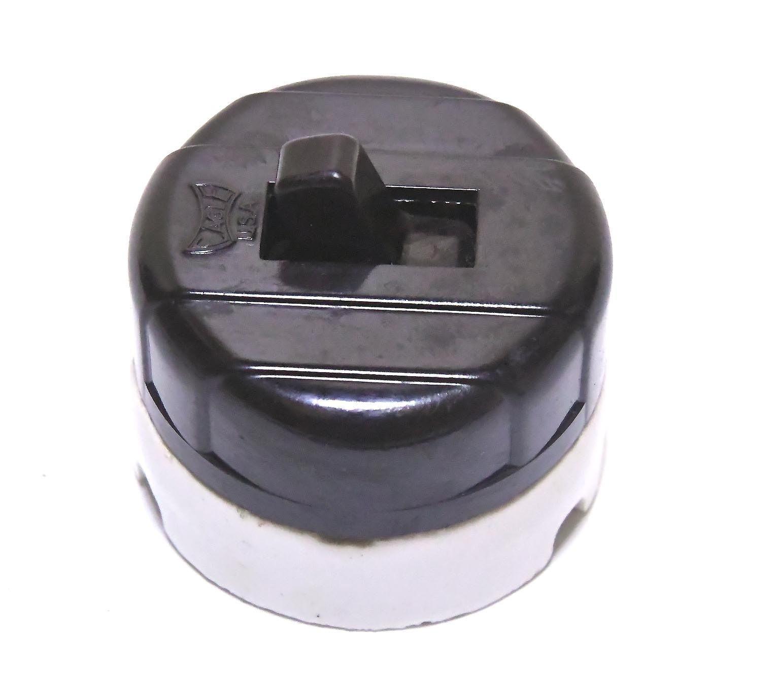 VINTAGE EAGLE ON / OFF ELECTRICAL TOGGLE SWITCH