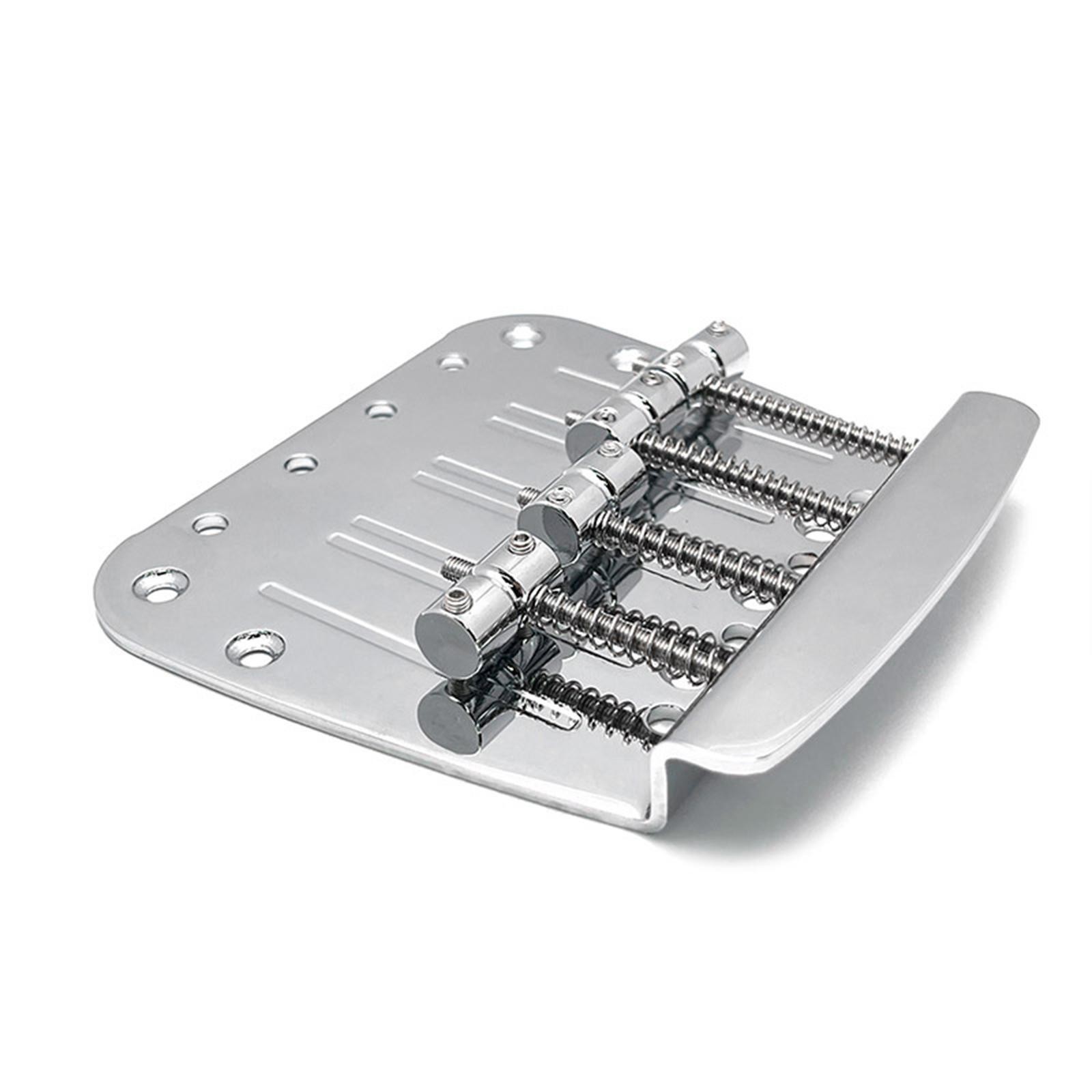 4 String Bass Guitar Bridge Component Directly Replace String Spacing 17.5mm