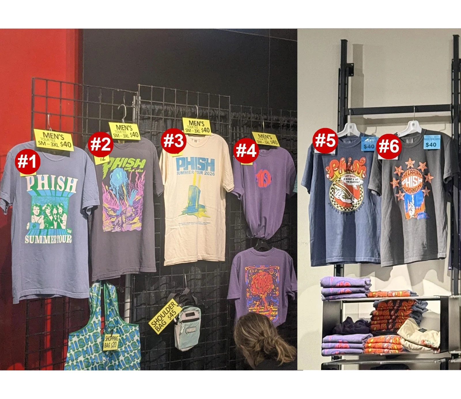 Phish in 5 MSG July 2026 reprint Comfort Colors Tour Merch T Shrt