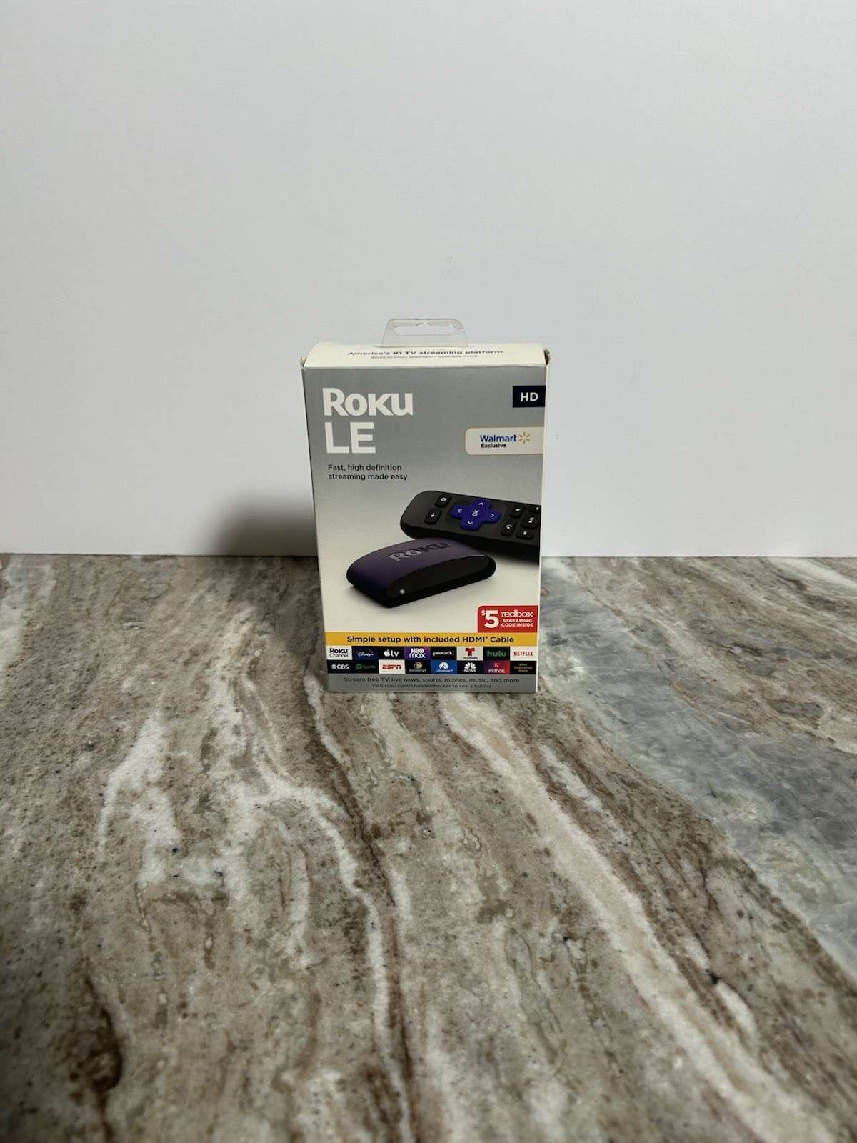 Roku LE Walmart Exclusive. Streaming Media Player. Opened, but never used.