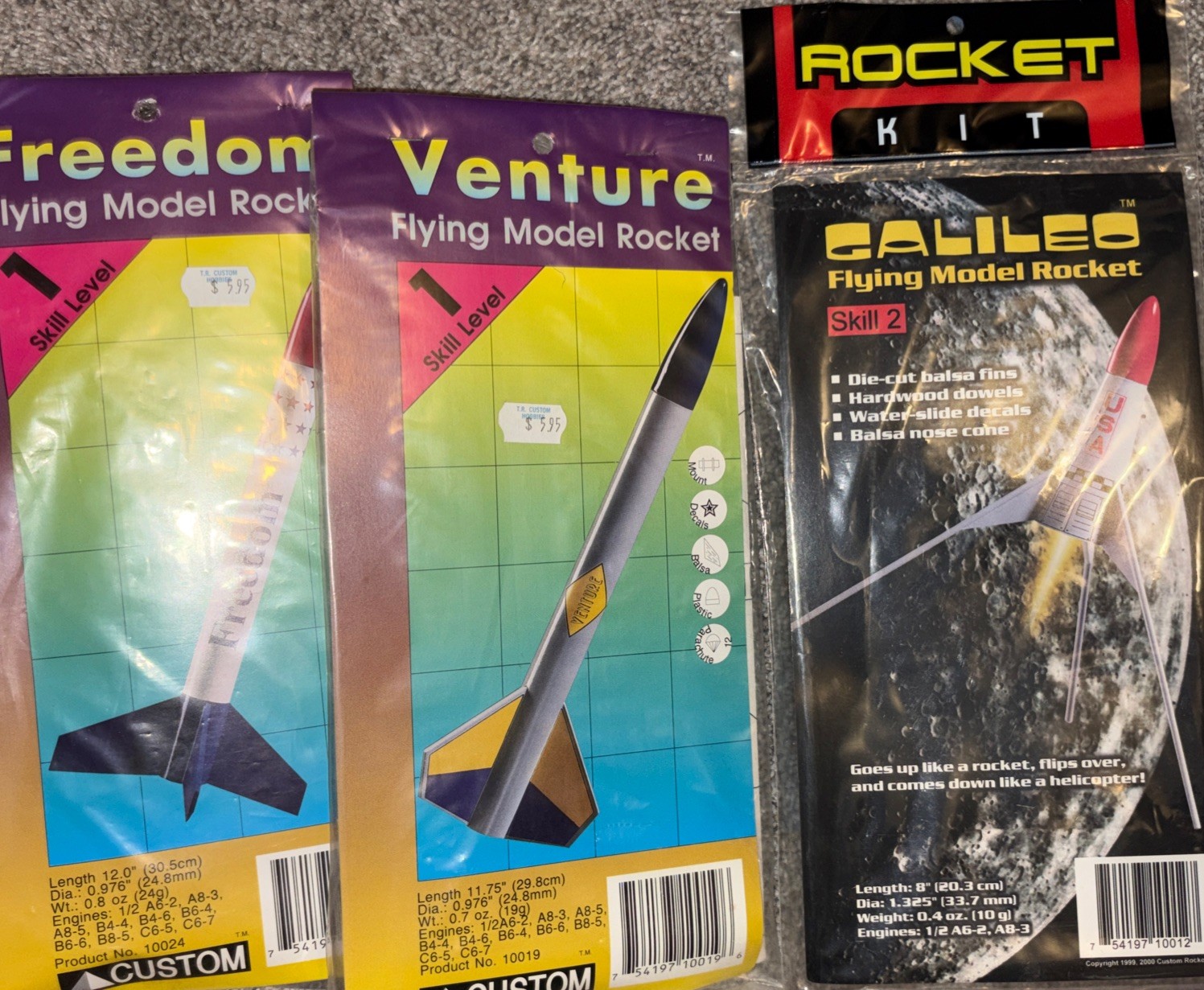 model rockets kits (lot Of 21)