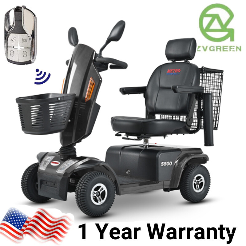 Heavy Duty Four Wheel Mobility Scooters for Seniors & Adult 350lbs Capacity