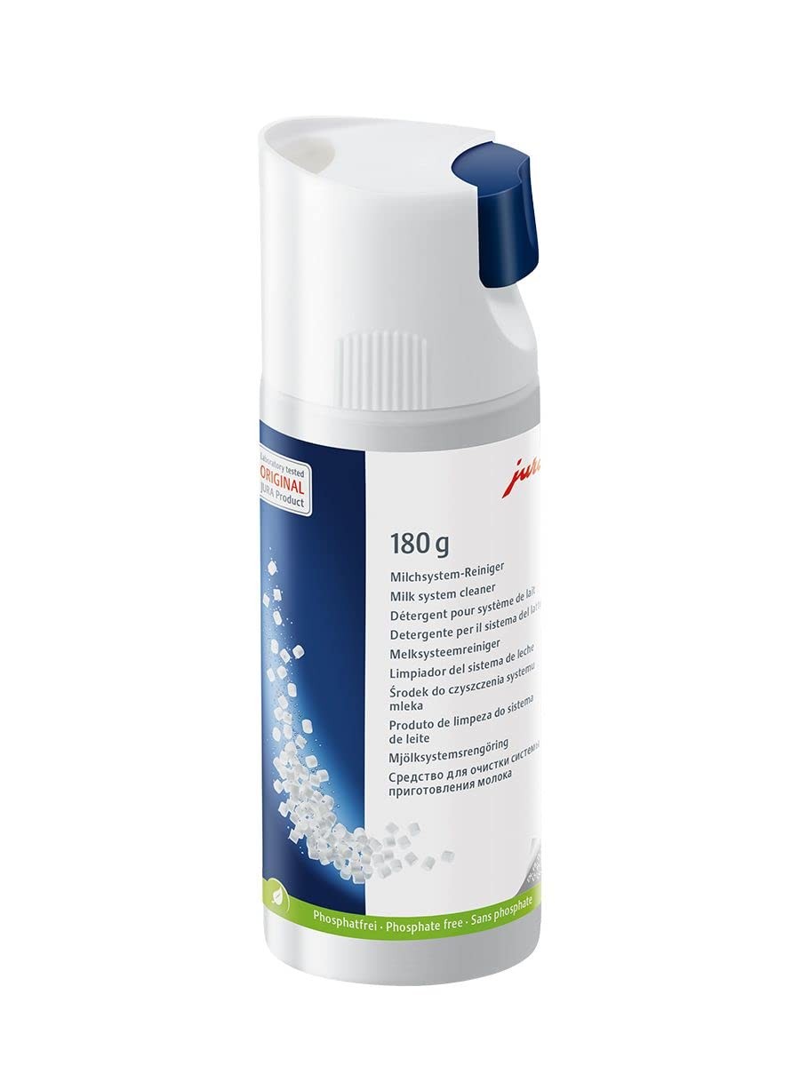 Jura Milk System Cleaner Mini-Tabs w/Dispenser 6.34 Ounce (Pack of 1), white