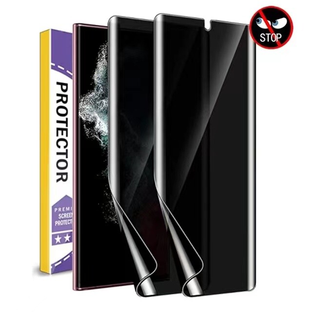 2-Pack Anti-Spy Privacy Hydrogel Screen Protector For Samsung S22 Ultra Plus S23