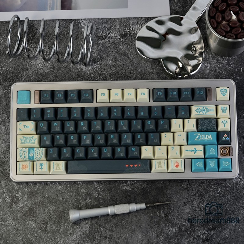 The Legend of Zelda 130 Keycaps Tears of the Kingdom PBT for Cherry MX Keyboard