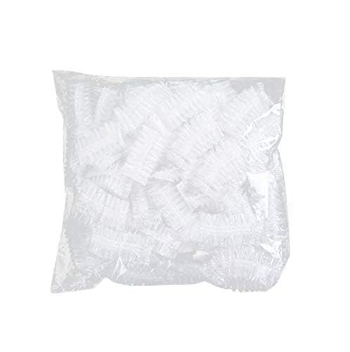 100PCS Ear Protector Caps Disposable Elastic Clear Shower Water Ear Covers La...