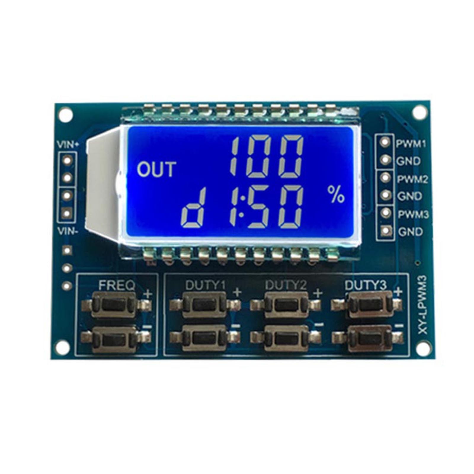 Adjustable Rectangular Wave Signal Generator with Serial Communication