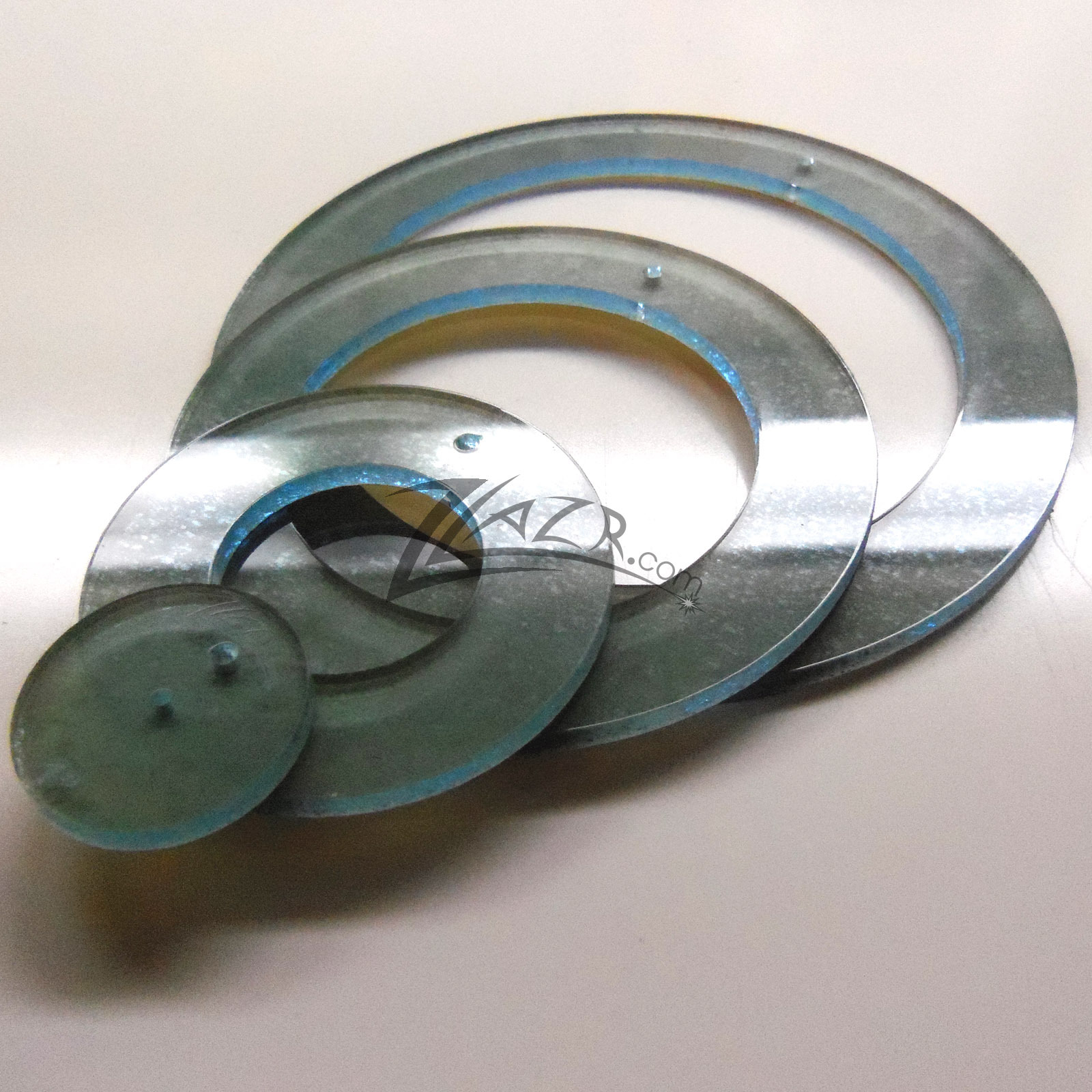 (1) Circle Template Acrylic Plastic Nested Stencil 1", 2", 3", 4" Color-USA