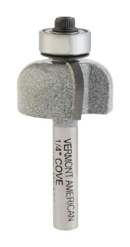 Vermont American 23139 1/4" Cove Carbide Tip Router Bit