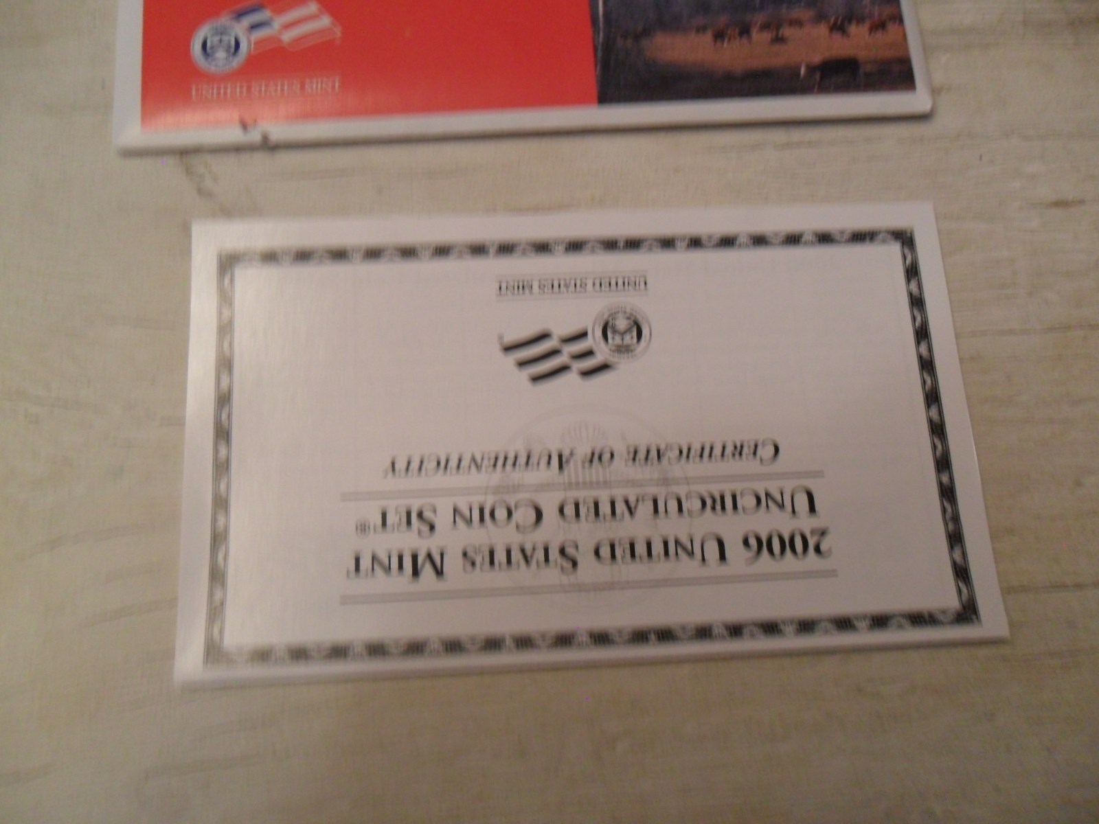 2006 Mint Set Envelope / Envelopes ONLY *NO COINS* **FREE SHIPPING**