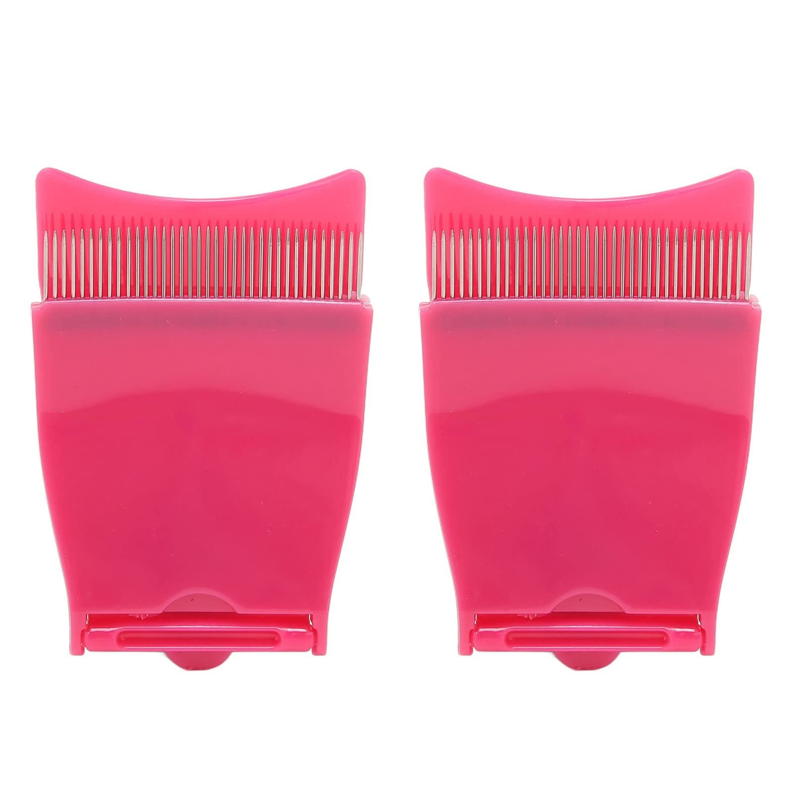 2pcs Eyelash Comb Separator Portable Folding Grooming Tool Mascara Brush Groo...