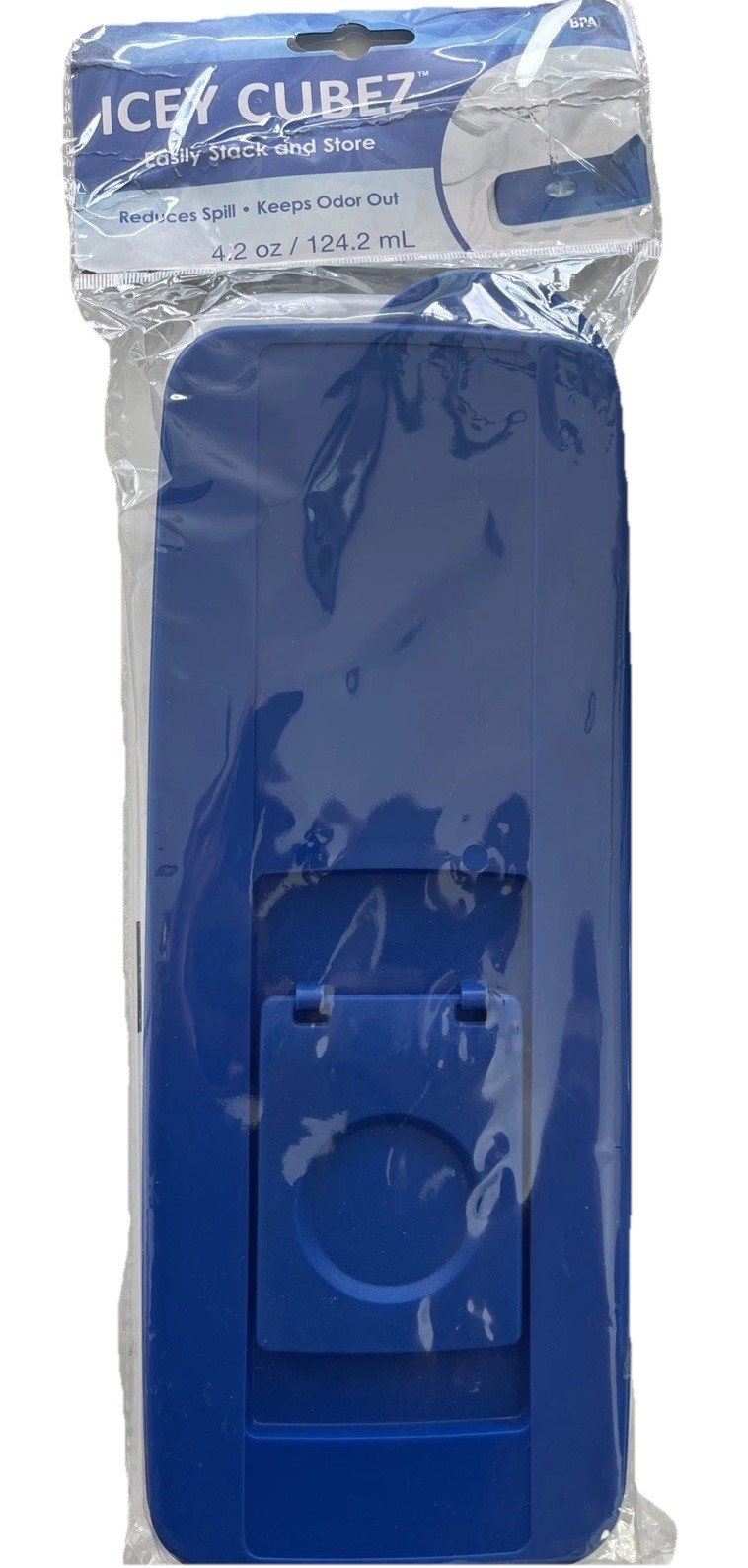 EVRIHOLDER Ice Tray Freezer easy stack store no odor spill Cubes Fridge