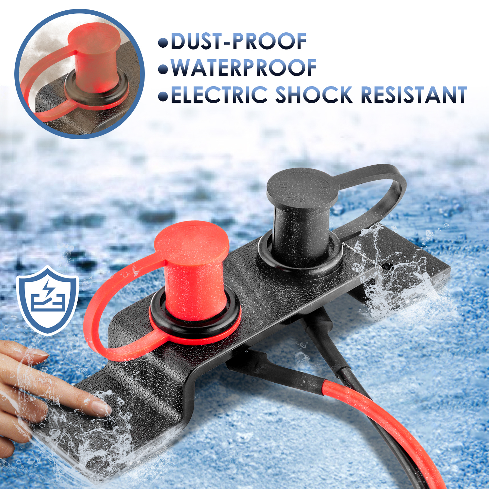 Battery Jump Post Remote Battery Terminal Relocation Kit for Polaris RZR PRO XP