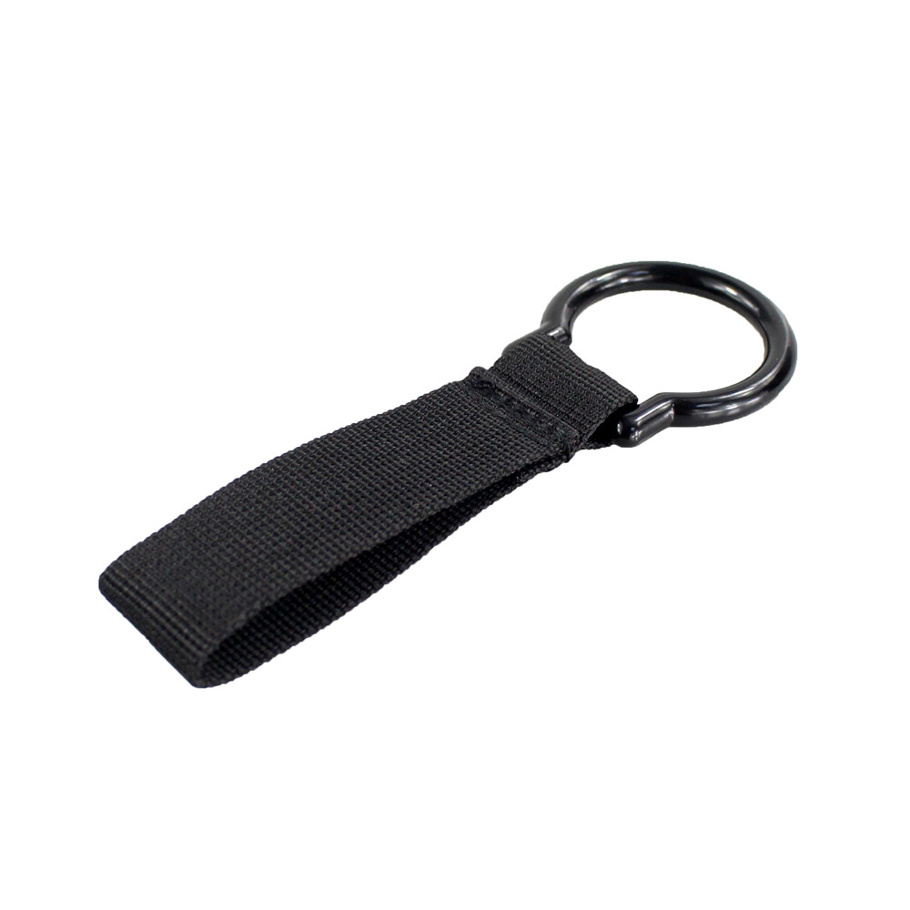 Tactical Outdoor C-Cell Flashlight Holder Black Slide-On Flashlight Ring Holder