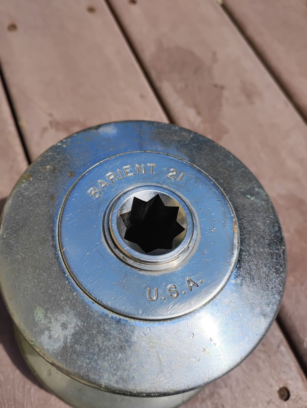 Barient 21 Non Self Tailing Sailing Winch Stainless Working