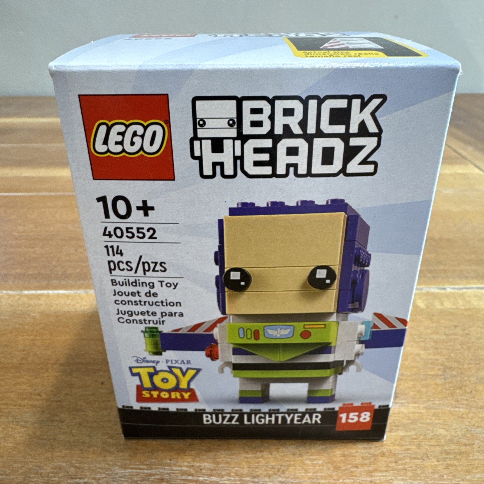 LEGO Brickheadz Buzz Lightyear (40552) Brand New Factory Sealed