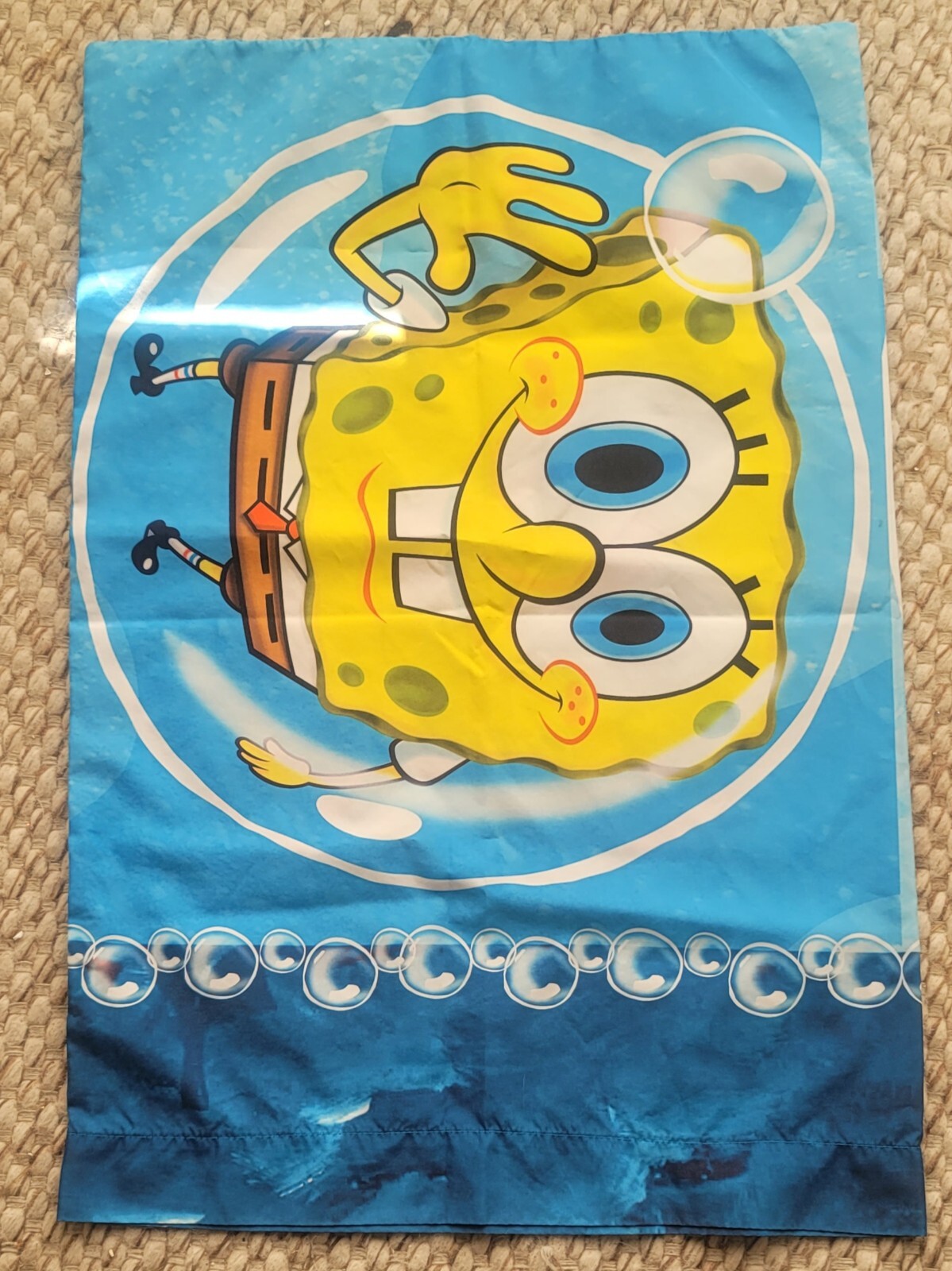 2- Nickelodeon Pillow Cases SpongeBob SquarePants & Patrick Star