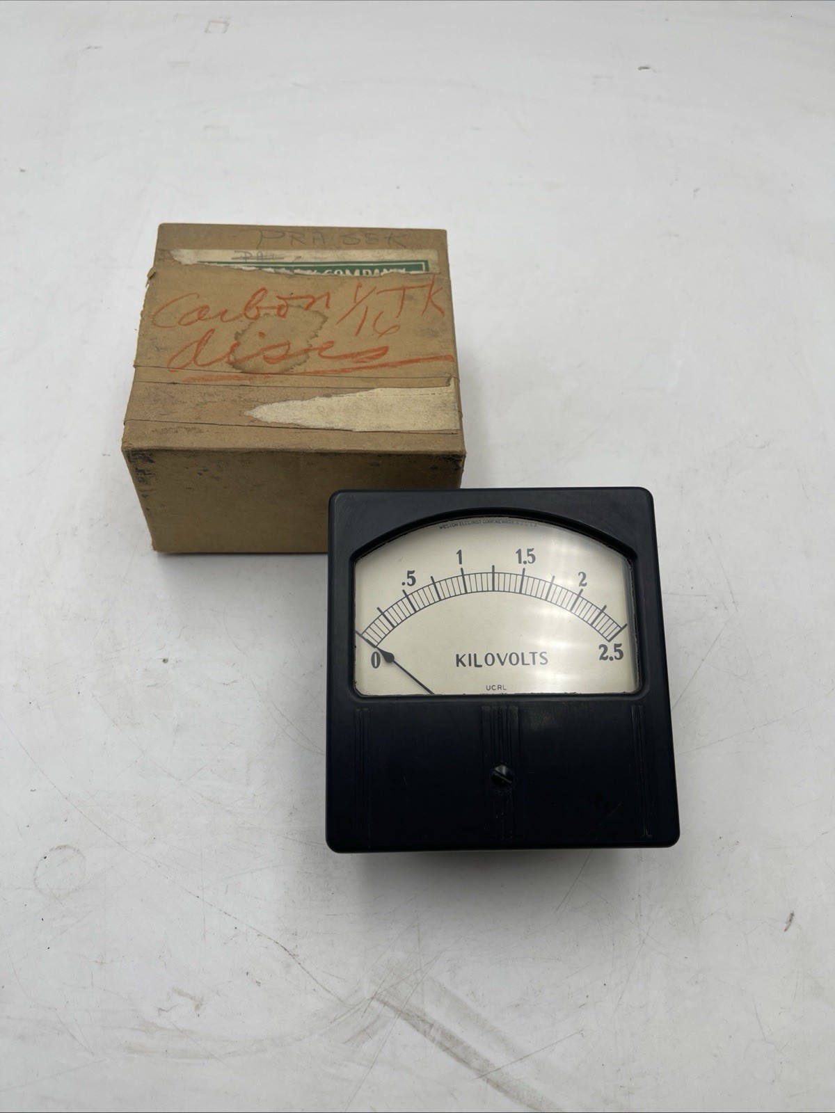 Antique Weston Electric Kilovolts UCRL. Model: 741-S No. 59503!!! Rare!! S1