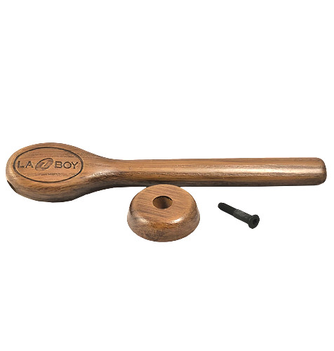 La-Z-Boy Recliner Wood Handle Wooden Lever Square Hole T-Slot Lazy Boy OEM NEW