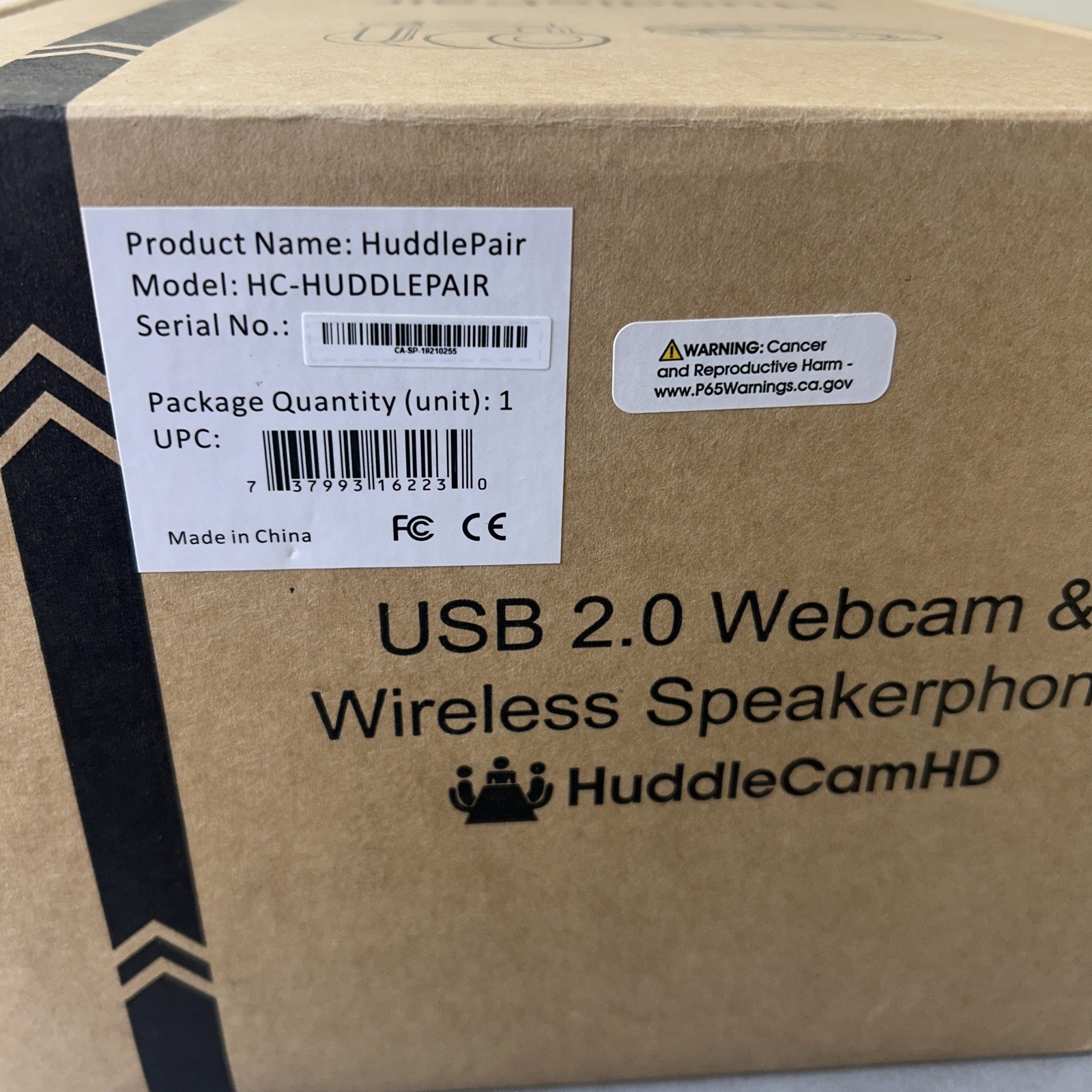 HuddleCamHD HC-HUDDLEPAIR Video Conferencing HD WebCamera+Wireless Speaker Phone