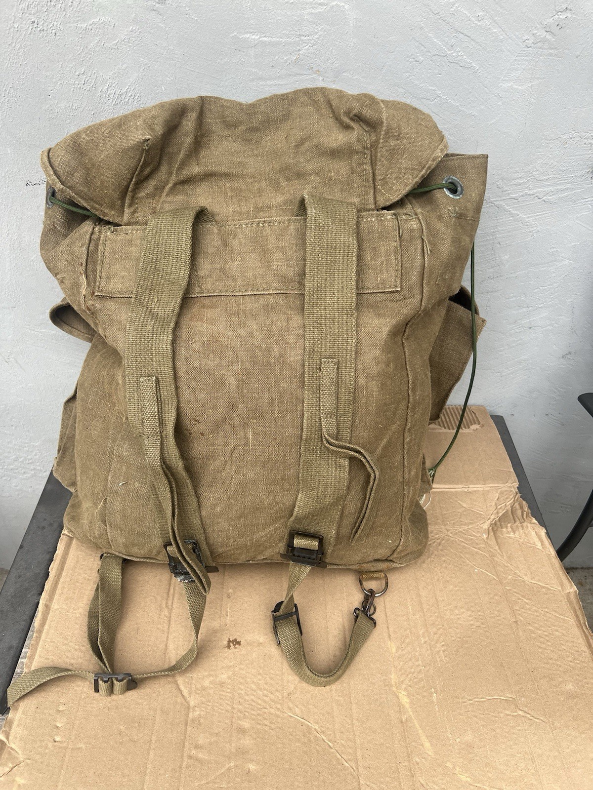 Vintage Military Backpack Camping Hiking Rucksack