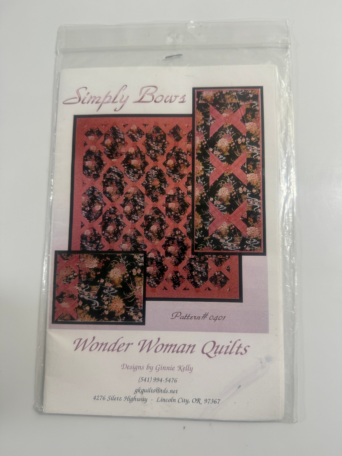 Quilt Pattern: "Simply Bows" by Wonder Woman Quilts
