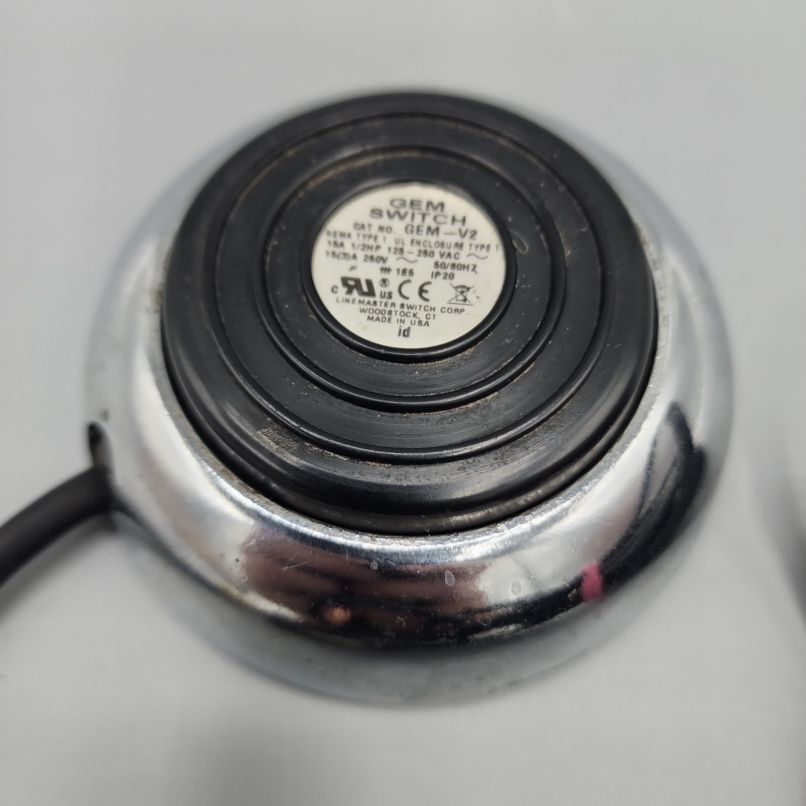 GEM Switch Foot Pedal Linemaster Model GEM-V2 with Cord Tattoo, Medical Industry