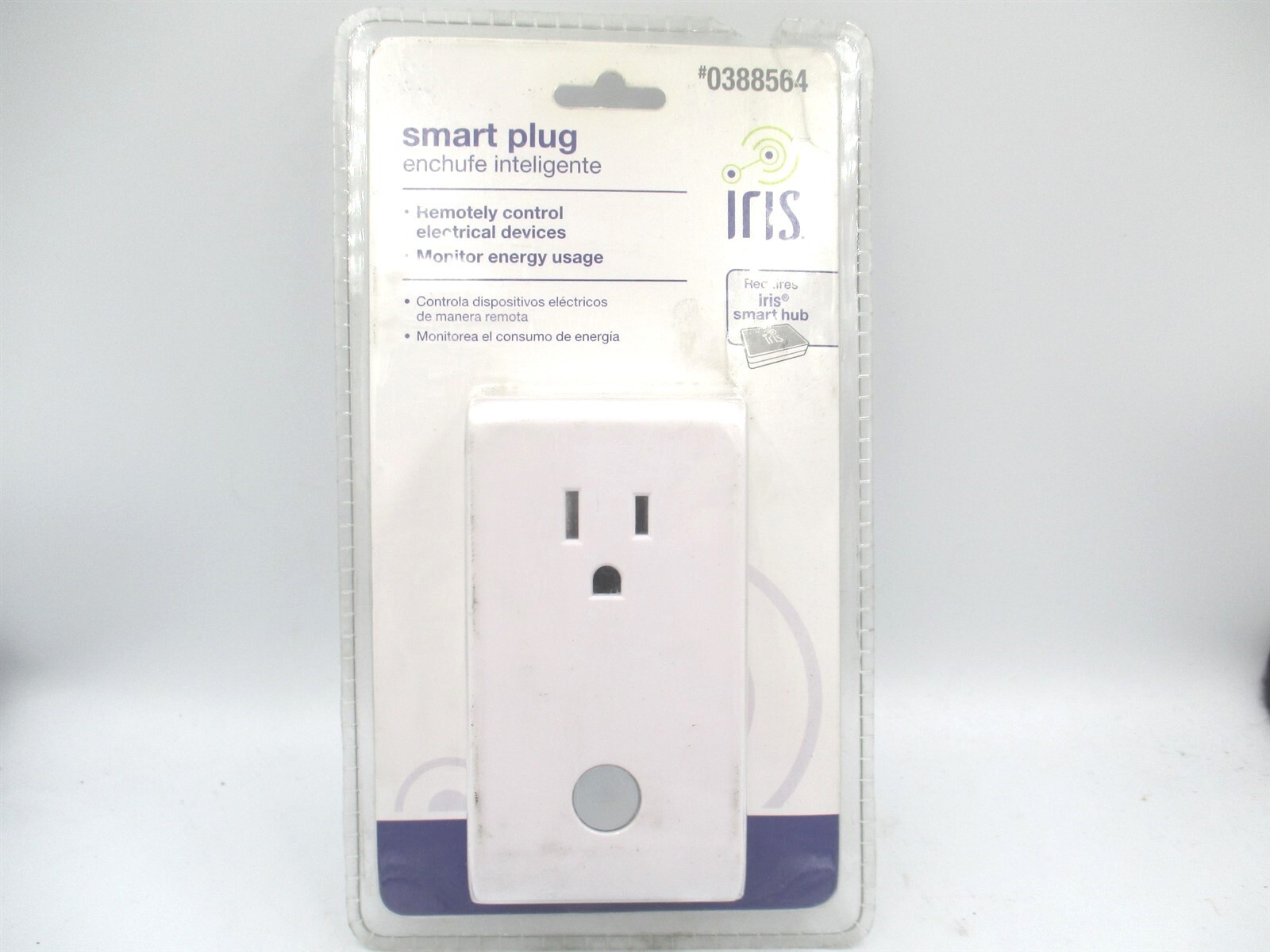 Iris (SPG902) White 110 Volts Home Monitoring Smart Plug System