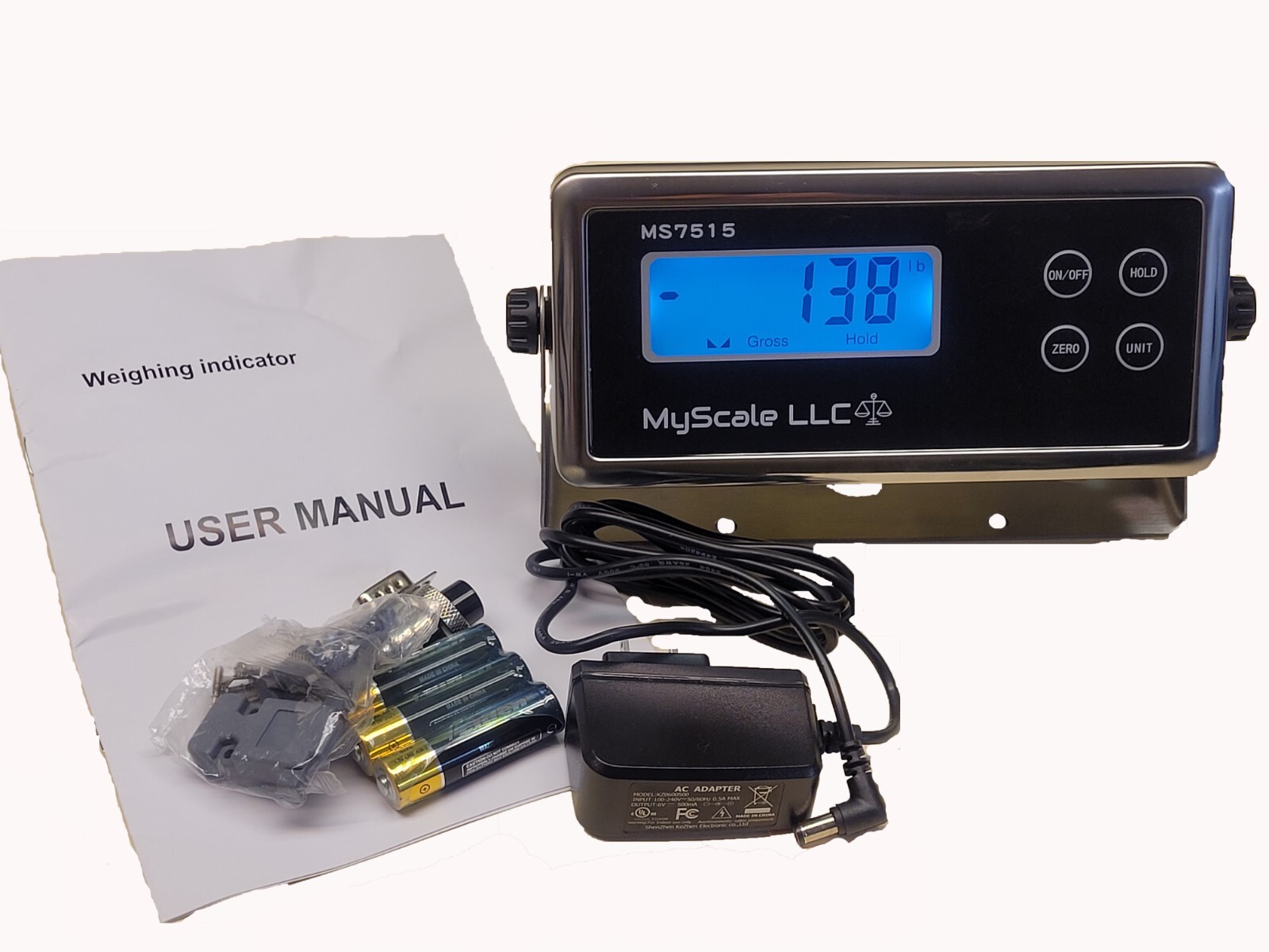 OP-902 Optima Locosc LP7515 DIGITAL SCALE DISPLAY READ OUT INDICATOR with  Cable