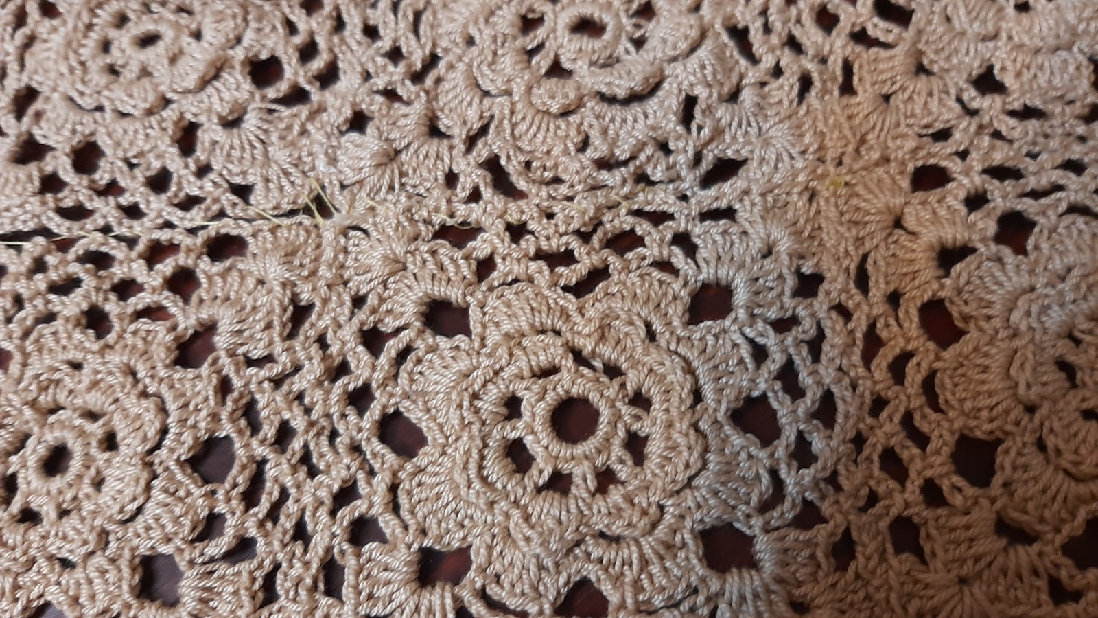 crochet placemat
