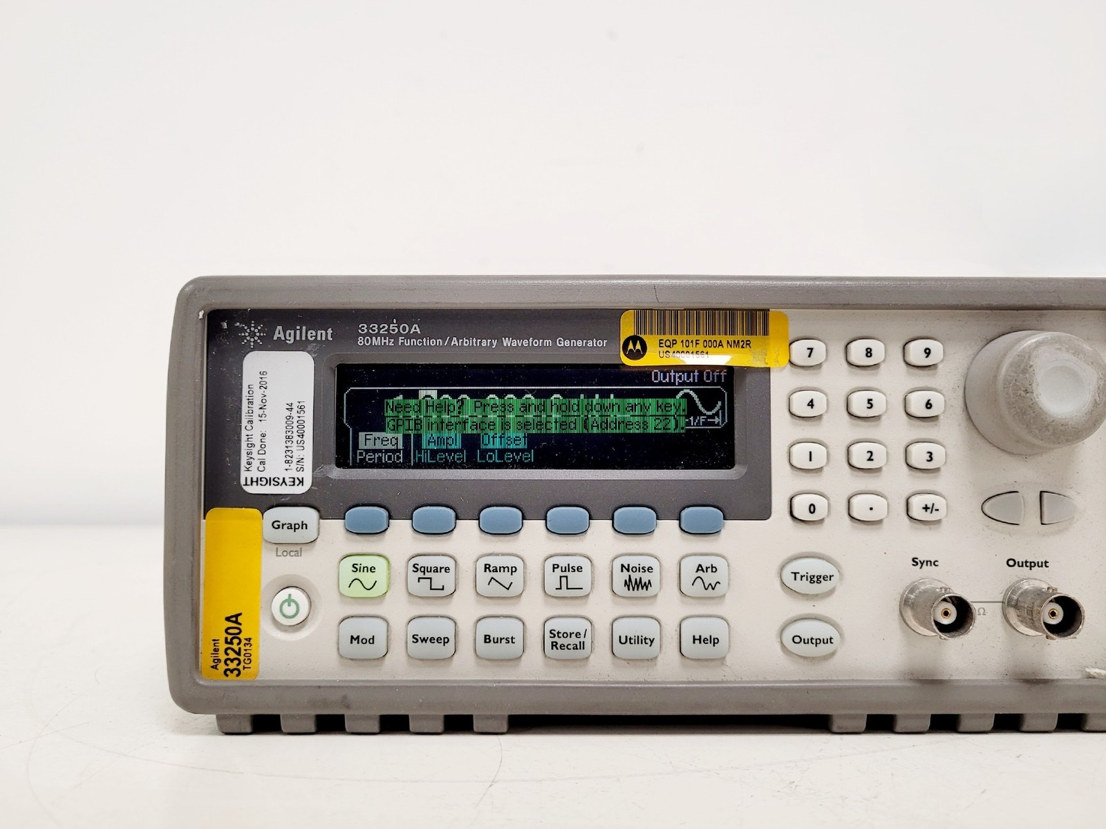 Agilent 33250A Function/Arbitrary Waveform Generator