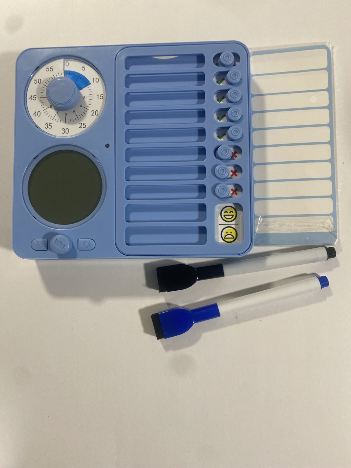3-In-1 Visual Timer Task Timer with Chore Chart Board, ADHD Tool for Kids Adults