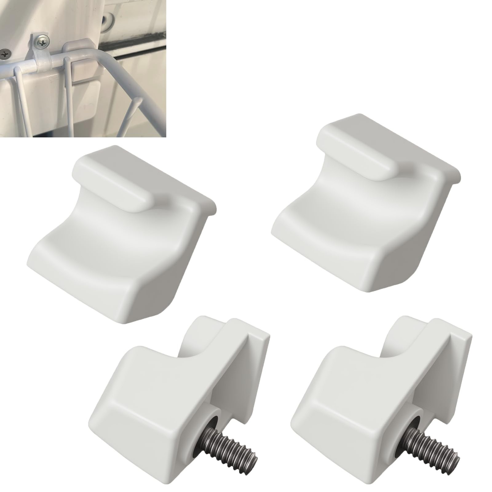 4 Pack Freezer Basket Retainer 7009399 Compatible with Subzero Ice Freezer...