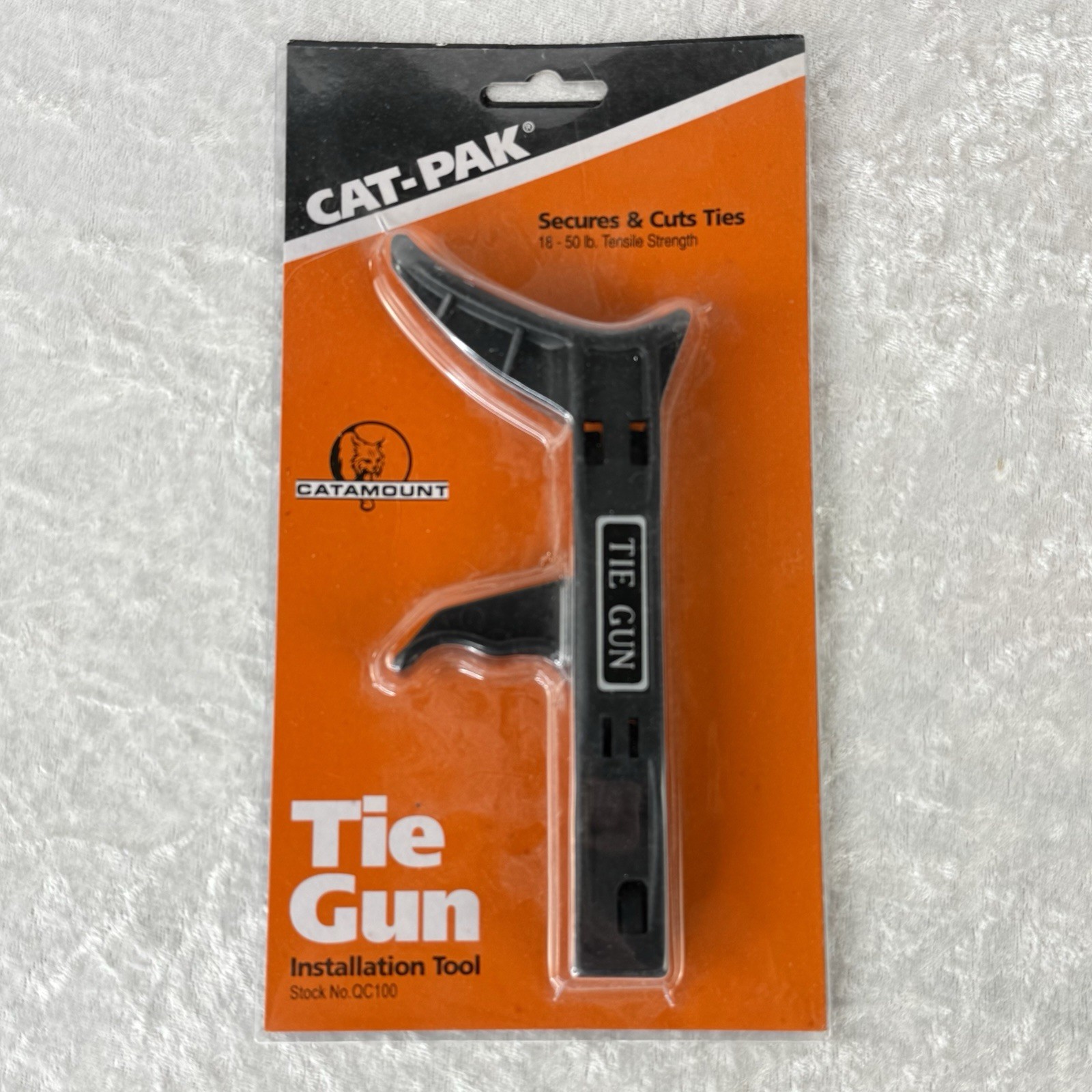 Catamount Tie Gun - Secures & Cuts Nylon Ties - QC100 - New
