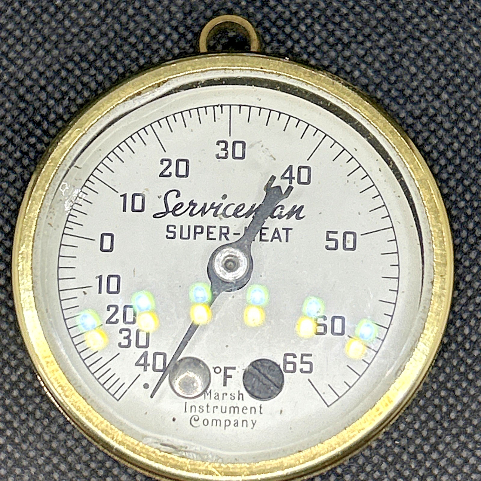 Marsh Instrument Co. Serviceman Super-Heat Thermometer As Is - Untested READ