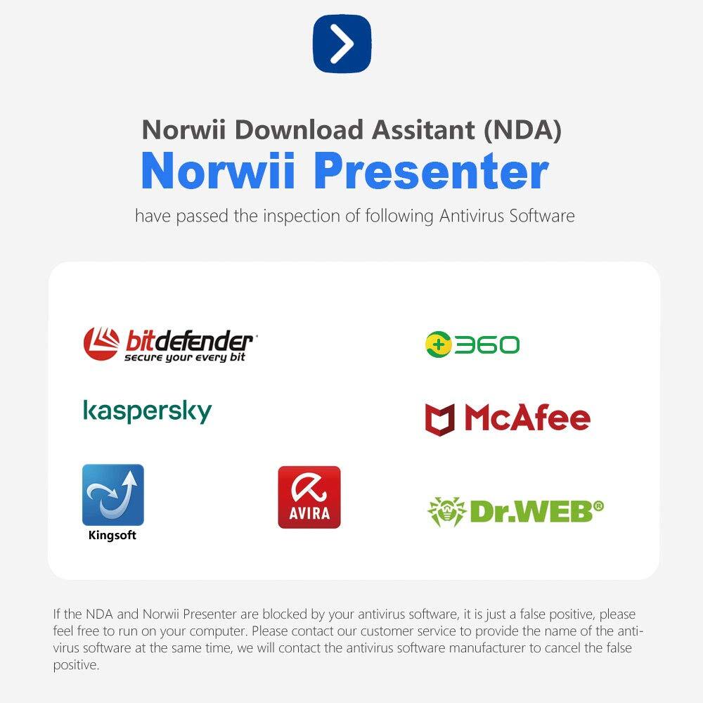 N76 Long Range Presentation Remote Wireless Presenter Slide Advancer with red...