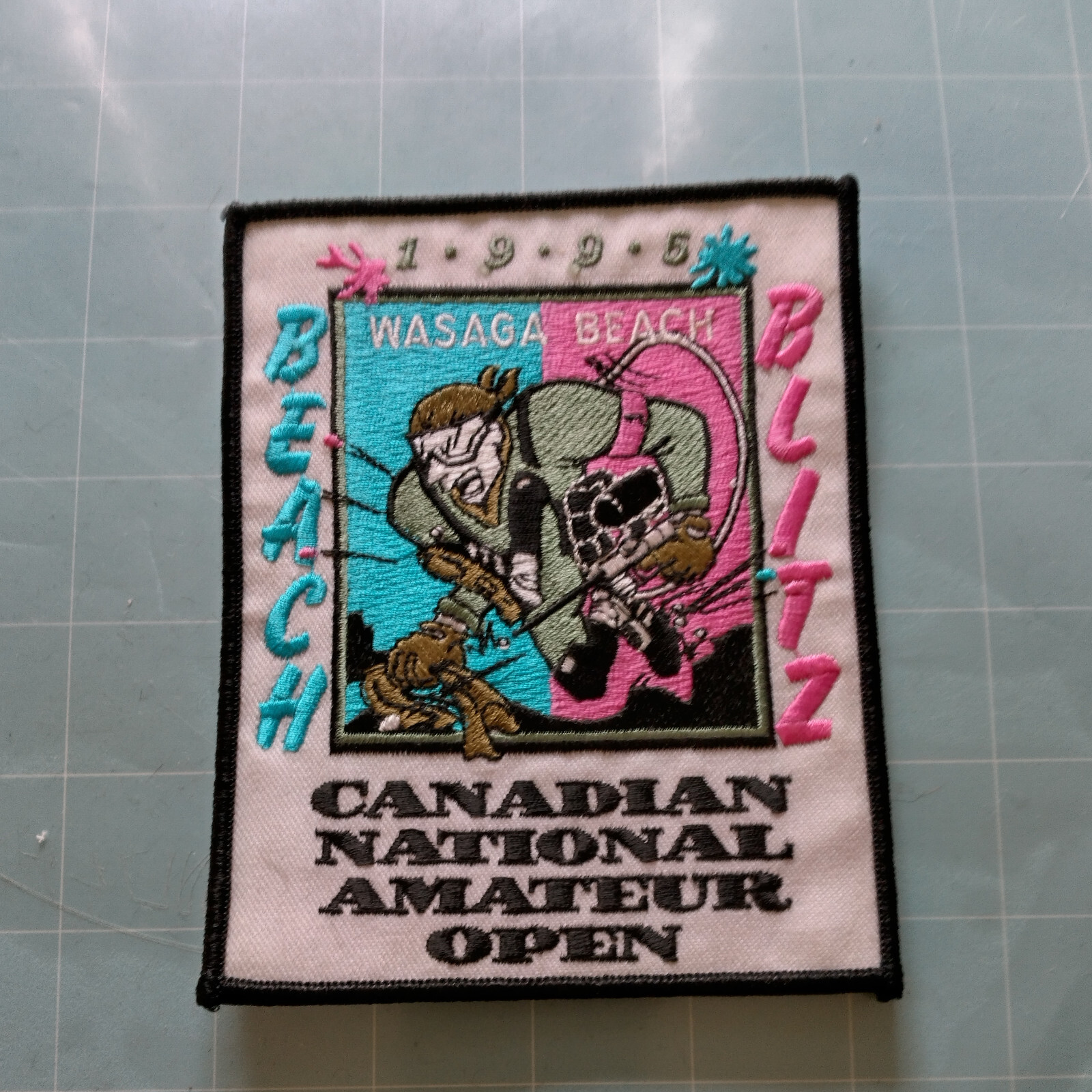 Beach Blitz Canadian National Amature Open Event Patch size 4x6