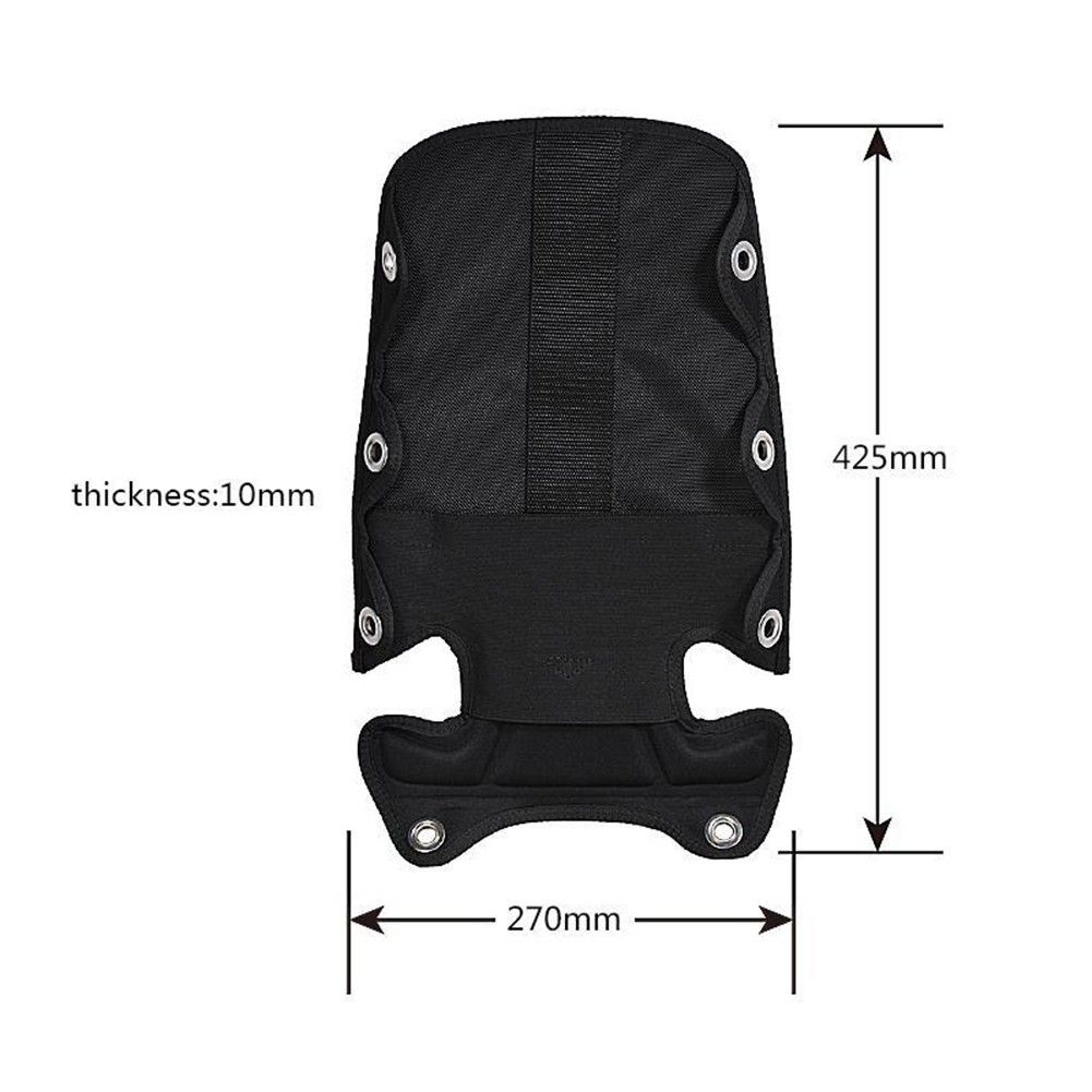 Portable Scuba Diving Back Cushion for Enhanced Comfort and Durability