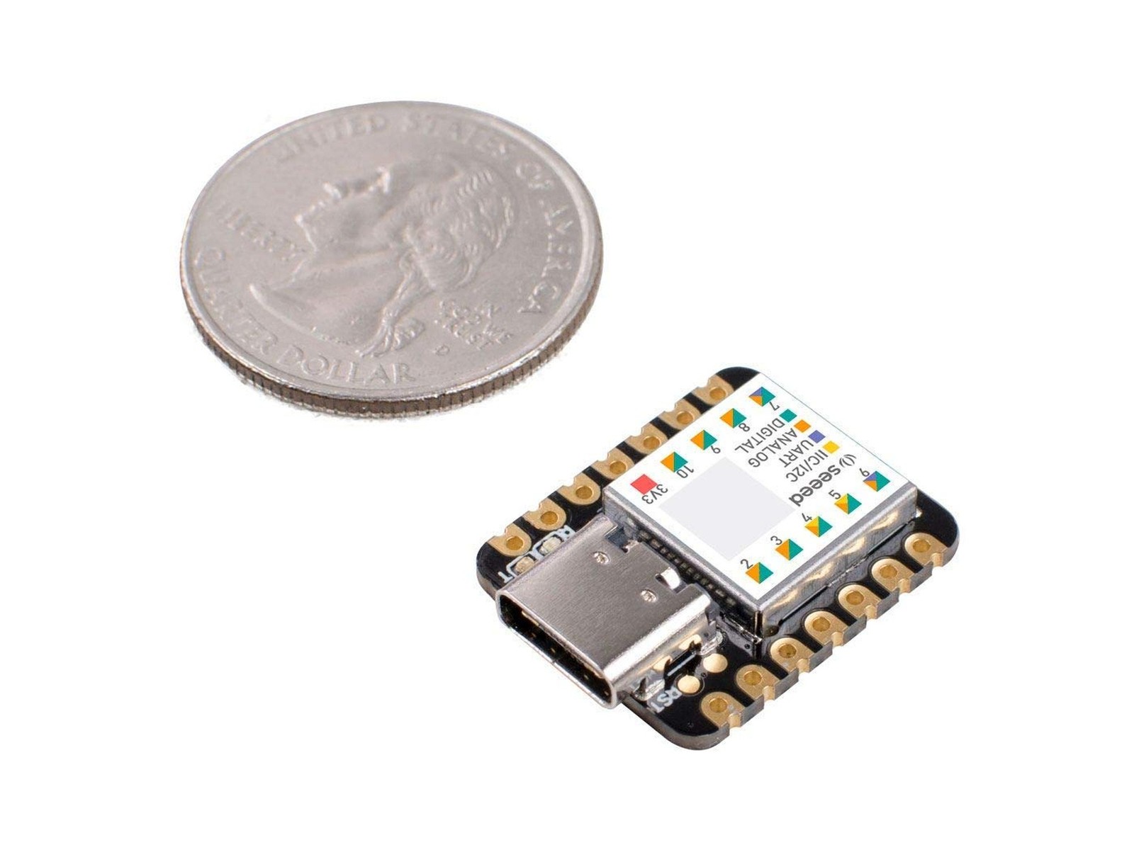 Seeed Studio XIAO SAMD21 - Smallest Arduino Compatible Microcontroller with R...
