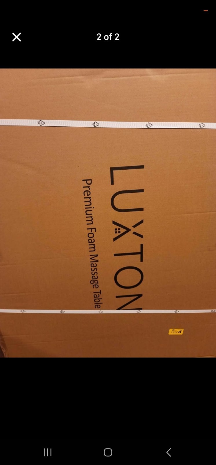 Luxton Home Memory Foam Massage Table Premium Portable Foldable Massage Bed