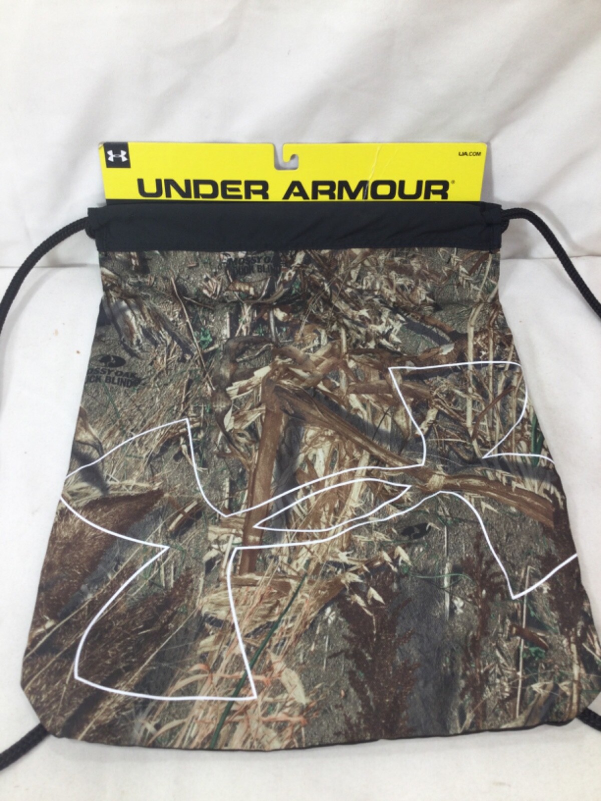 NEW Under Armour Sack Pack String Backpack Mossy Oak Camo Bag FREESHIP