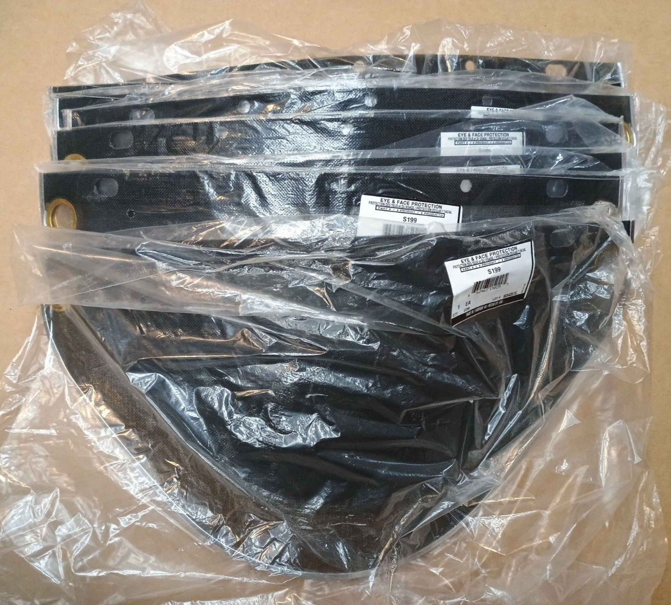 Lot of 8 Fibre-Metal by Honeywell S199 Faceshield Mesh Steel Screen #24