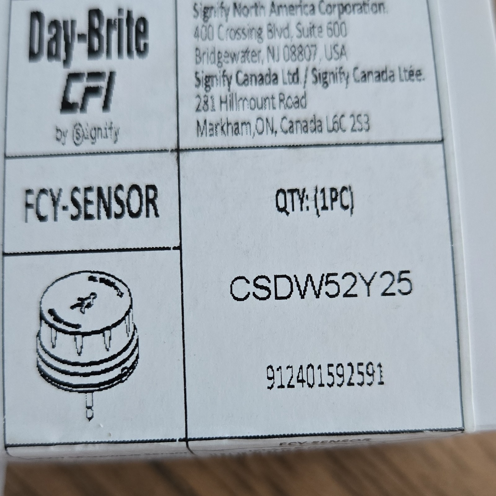 High Bay Light Motion Sensor HAISEN HD07VR-MH-1 Jack Termination