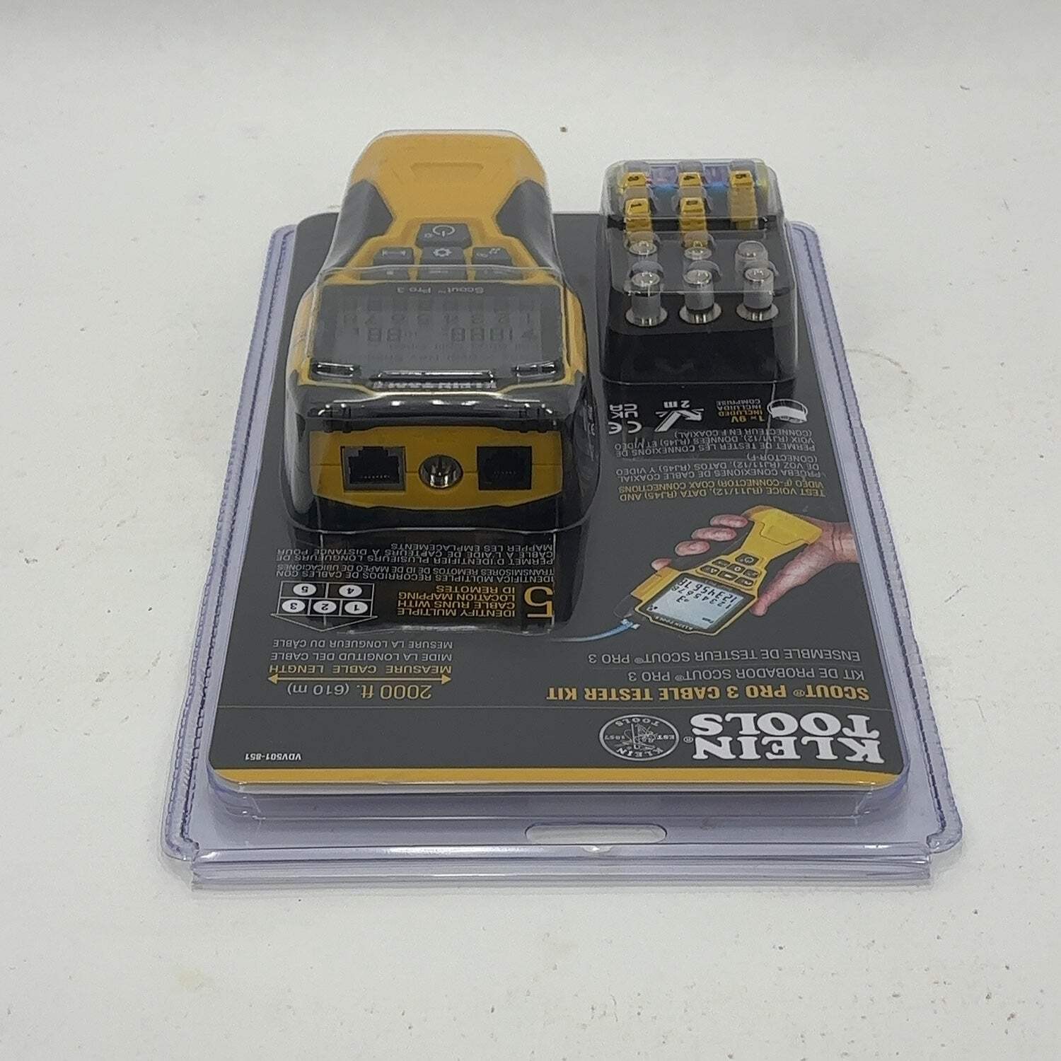 New Klein Tools 9V Scout Pro 3 Cable Tester Kit