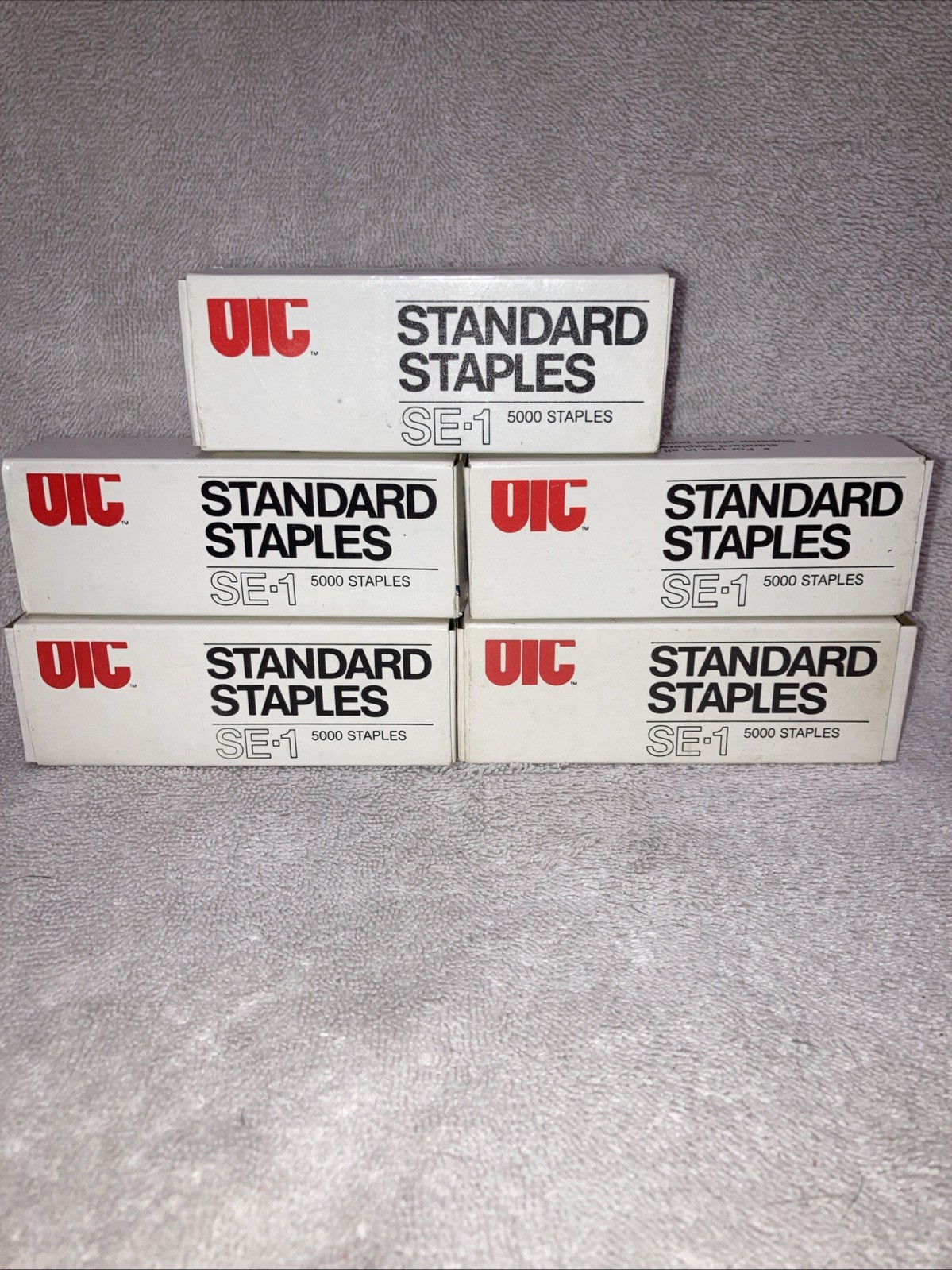 Officemate International Corporation OIC Standard Staples SE-1 Lot Of 5 Boxes