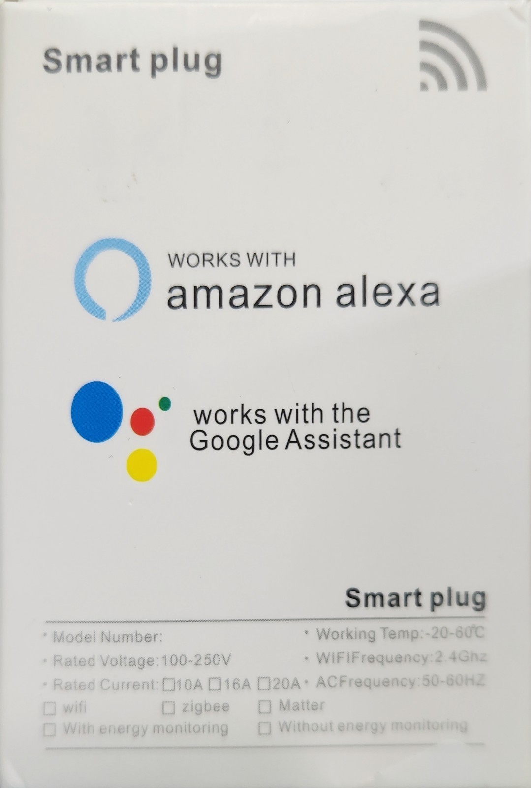 One Zigbee Smart Plug 16A with US Outlet Works With Google and Amazon Alexa