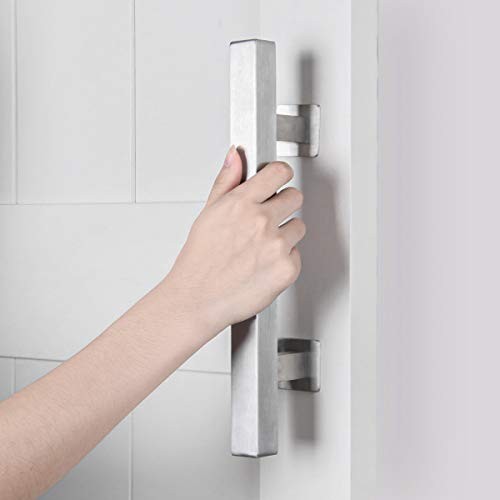 12" Pull and Flush Square Door Handle Set Stainless Steel Door Pull Handle
