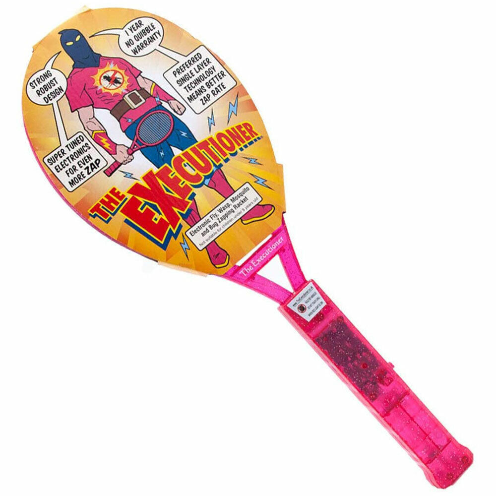 Bug Zapper Racket Electric Fly Killer Wasp Mosquito Pest Insect The Executioner