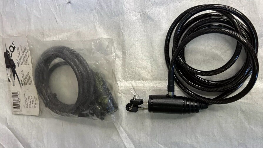 VOSKER V-CB-LOCK 6ft cable lock for Mobile Security Cameras or security box