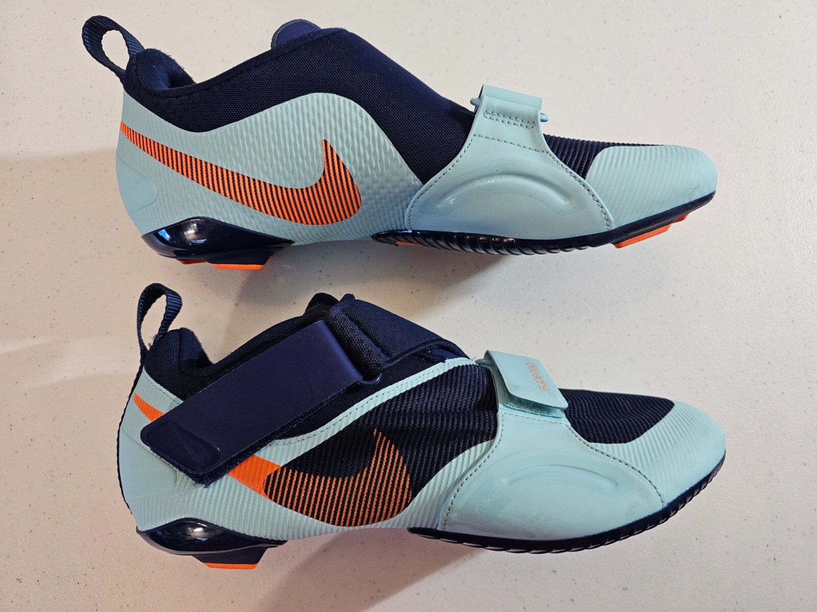 Nike Super Rep Cycle Shoes Tiffany Blue Orange Men’s SZ 10.5 US CW2191-484 VNDS
